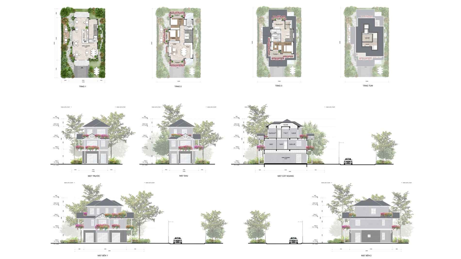 shop villa đơn lập