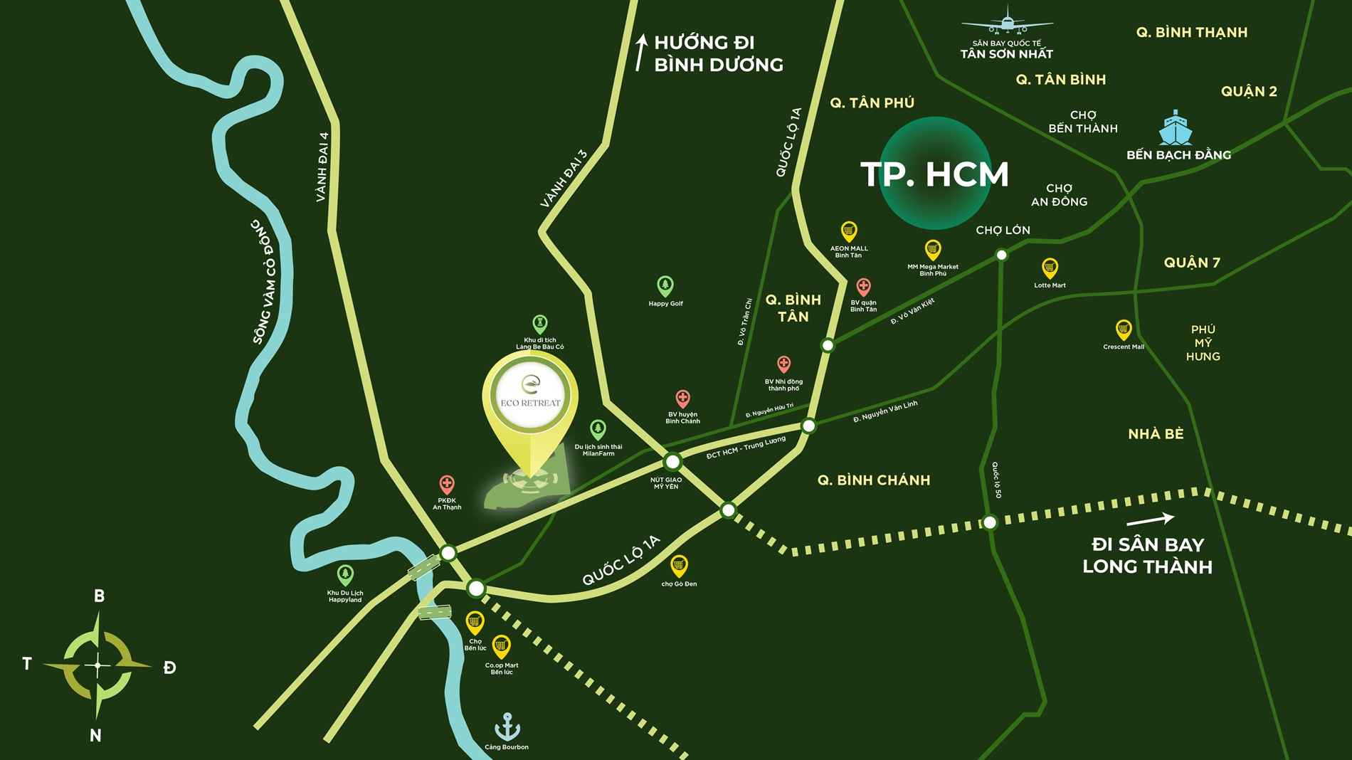 Map vi tri Eco retreat